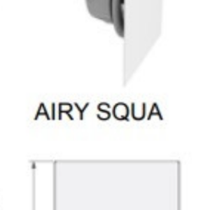 Airy - 125 mm-frontur-Svartur-Square